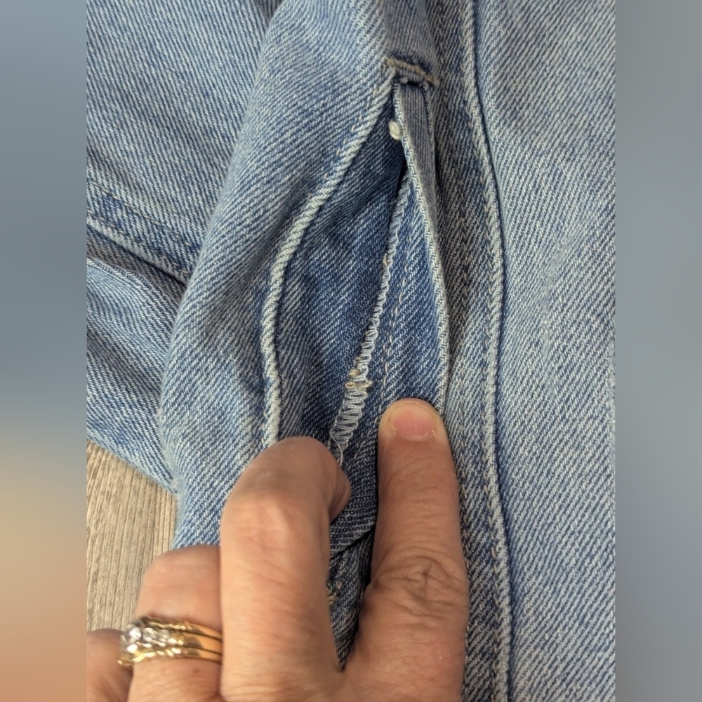 KanCan Denim Jacket Size Small Distressed - Picture 7 of 11